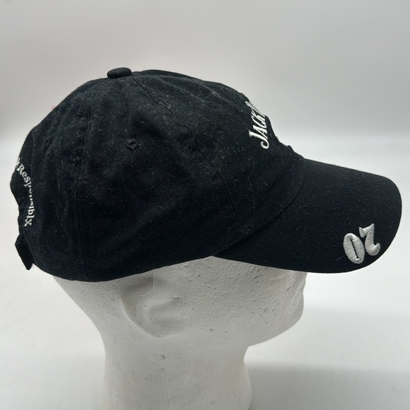 Jack Daniels Black White Old No. 7 Baseball Hat Adjustable HT6273 - Picture 2 of 4